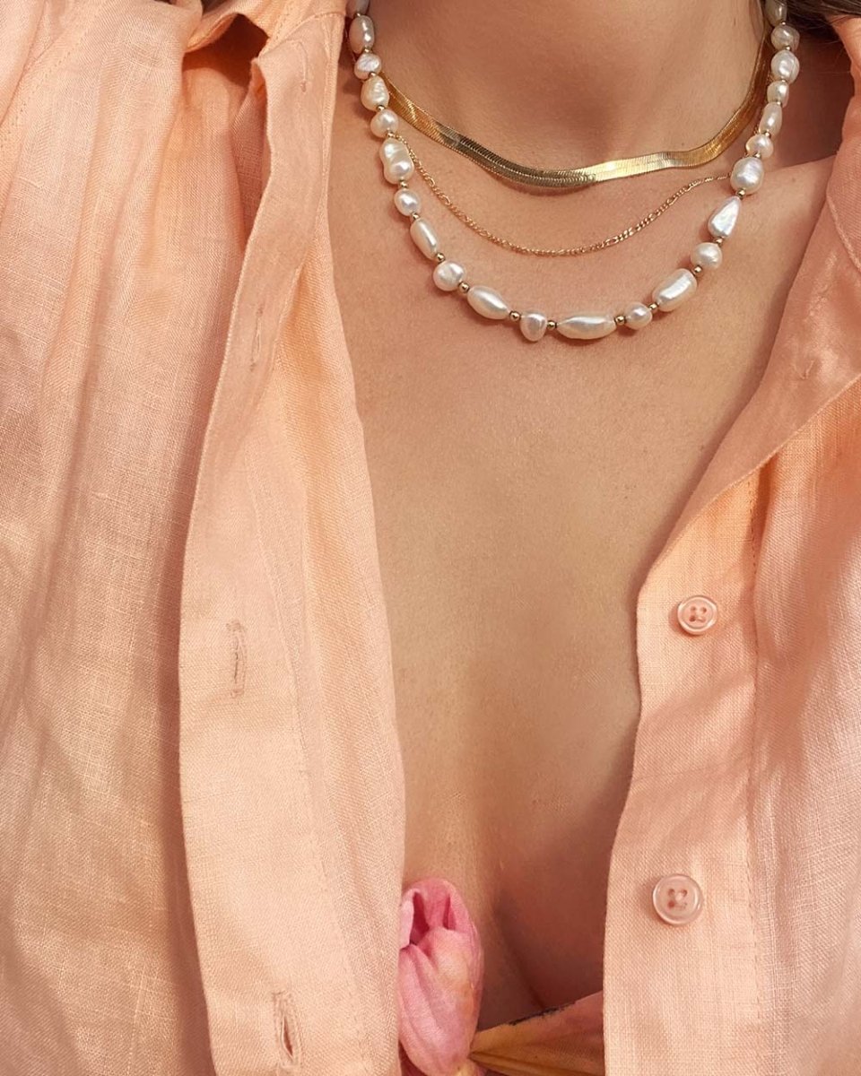Snake Chain NecklaceNecklacesGold Plated Stainless SteelAngela Wozniak Jewellery