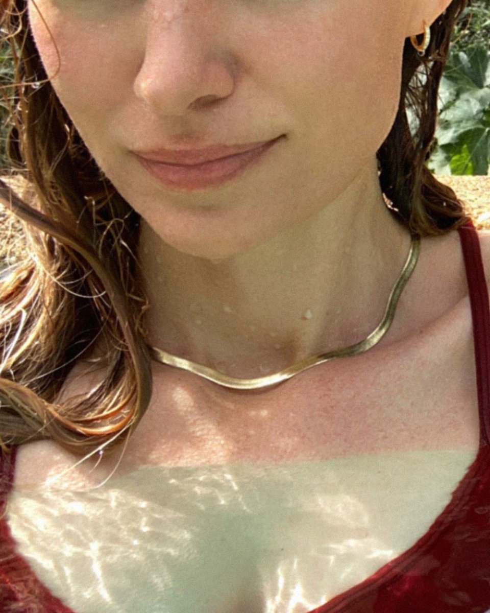 Snake Chain NecklaceNecklacesGold Plated Stainless SteelAngela Wozniak Jewellery