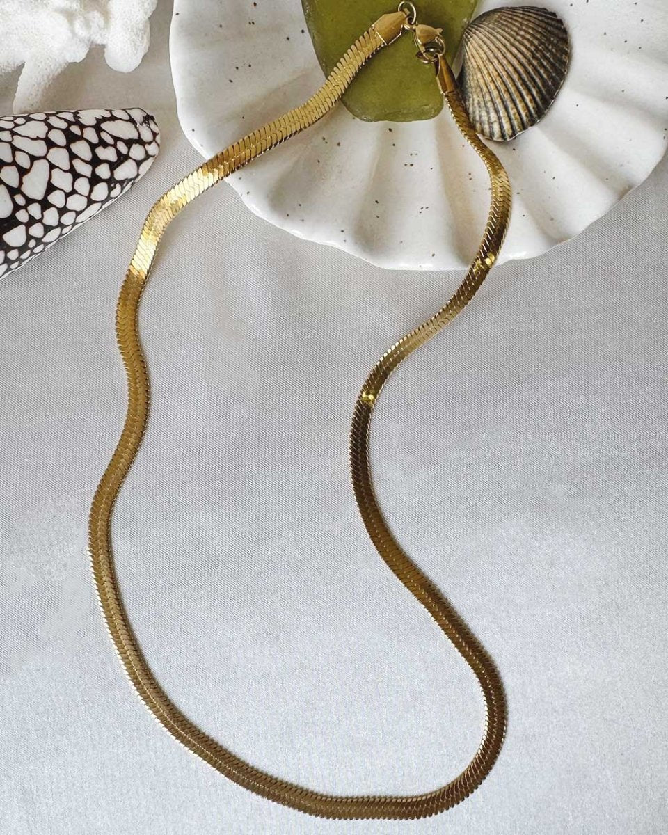 Snake Chain NecklaceNecklacesGold Plated Stainless SteelAngela Wozniak Jewellery