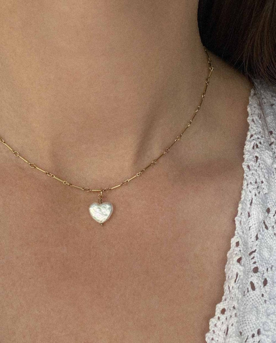 Sweet Heart Pearl NecklaceNecklaces14K Gold FilledAngela Wozniak Jewellery