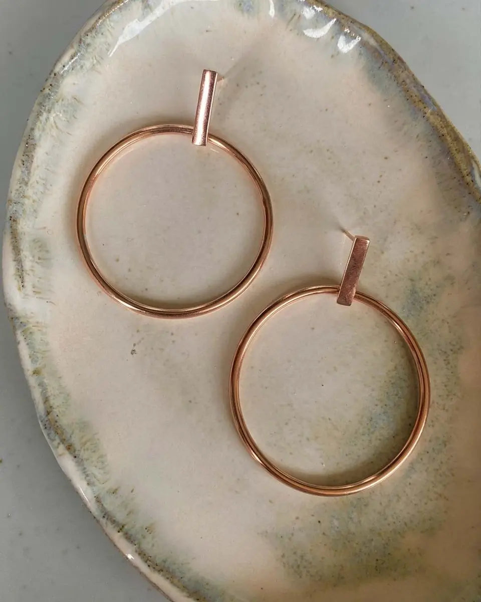 Vacation Hoop EarringsEarringsVarious MetalsAngela Wozniak Jewellery