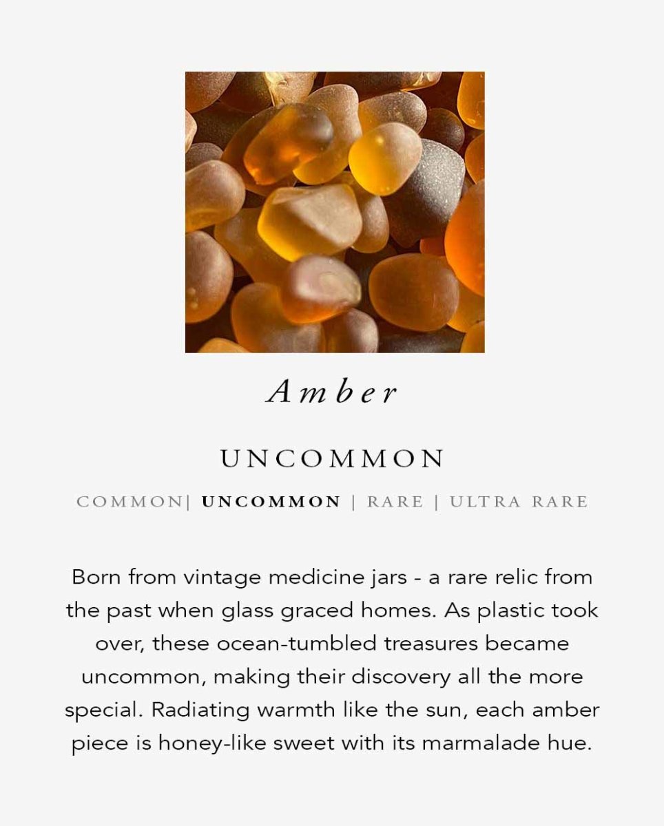 Amber Seaglass Ring / Uncommon Colour / #101RingsSize 6Angela Wozniak Jewellery