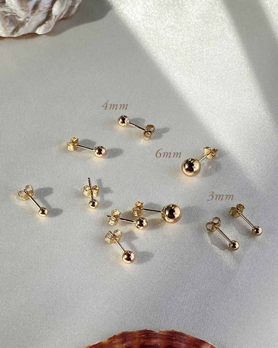 Classic Ball Stud EarringsEarrings14K Gold FilledAngela Wozniak Jewellery