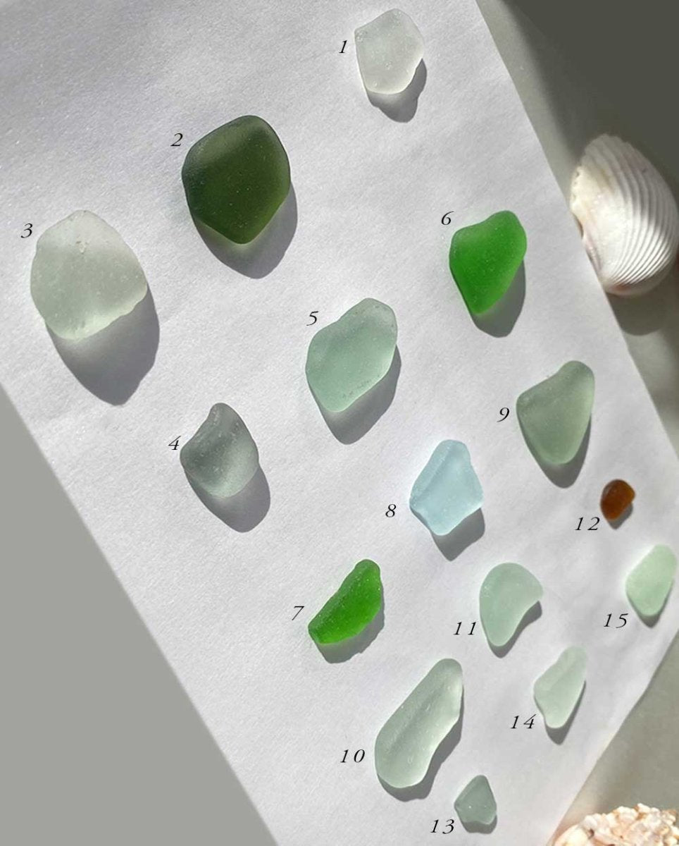 Custom Seaglass RingRingsSterling SilverAngela Wozniak Jewellery