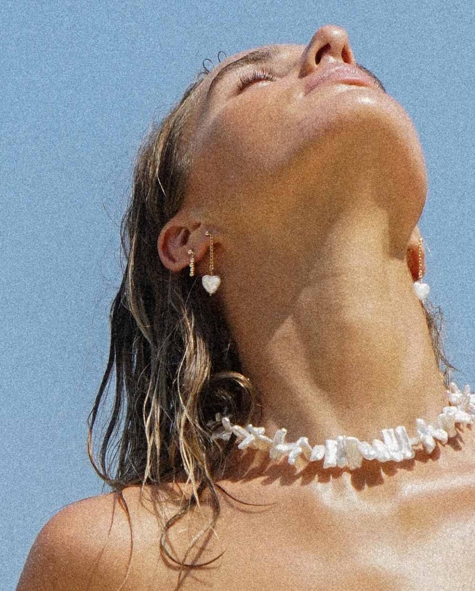 Heart Drop Pearl EarringsEarrings14K Gold FilledAngela Wozniak Jewellery