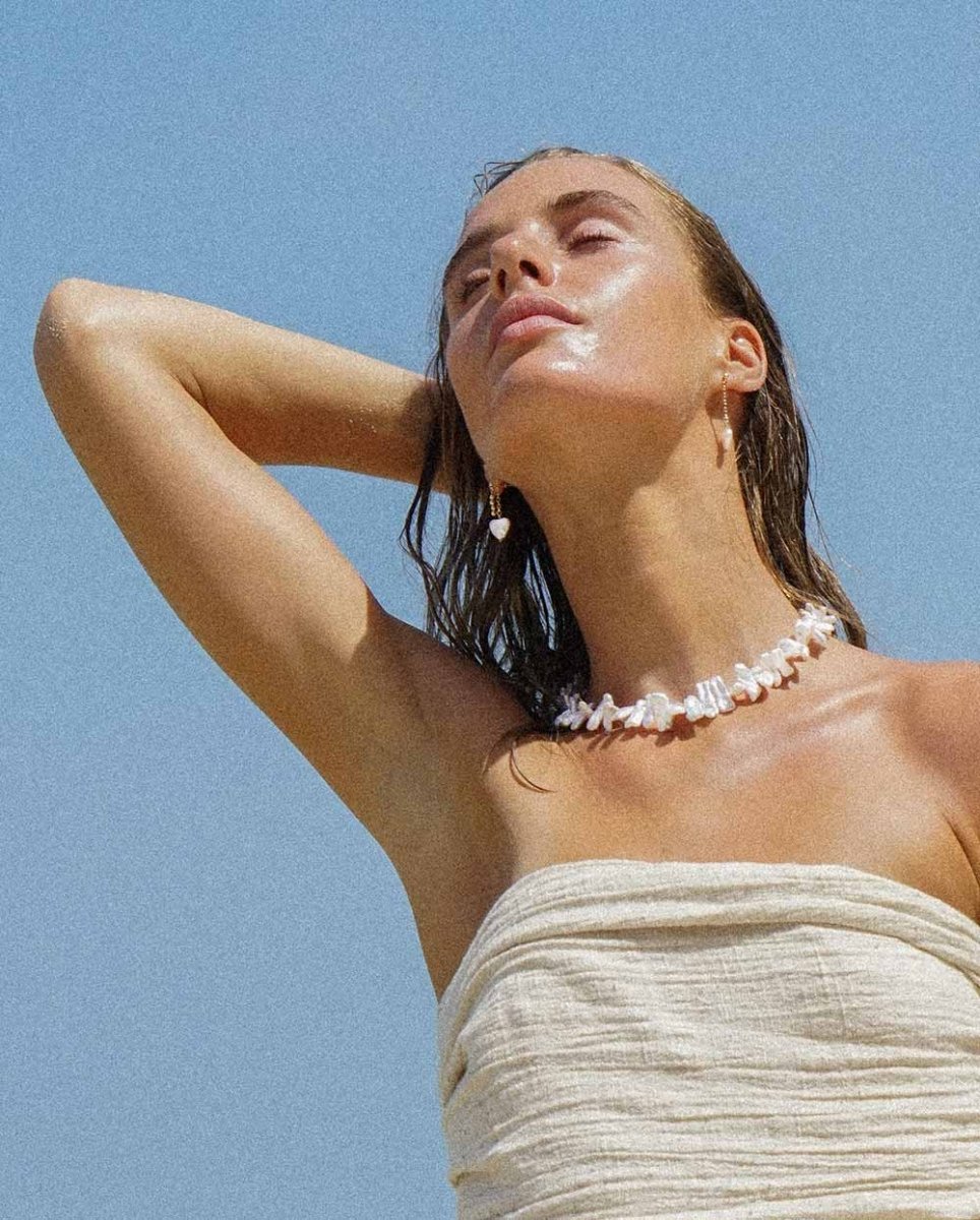 Heart Drop Pearl EarringsEarrings14K Gold FilledAngela Wozniak Jewellery