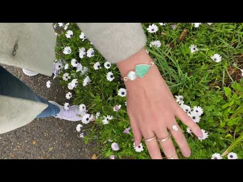 Amazonite and Pearl Cuff Video