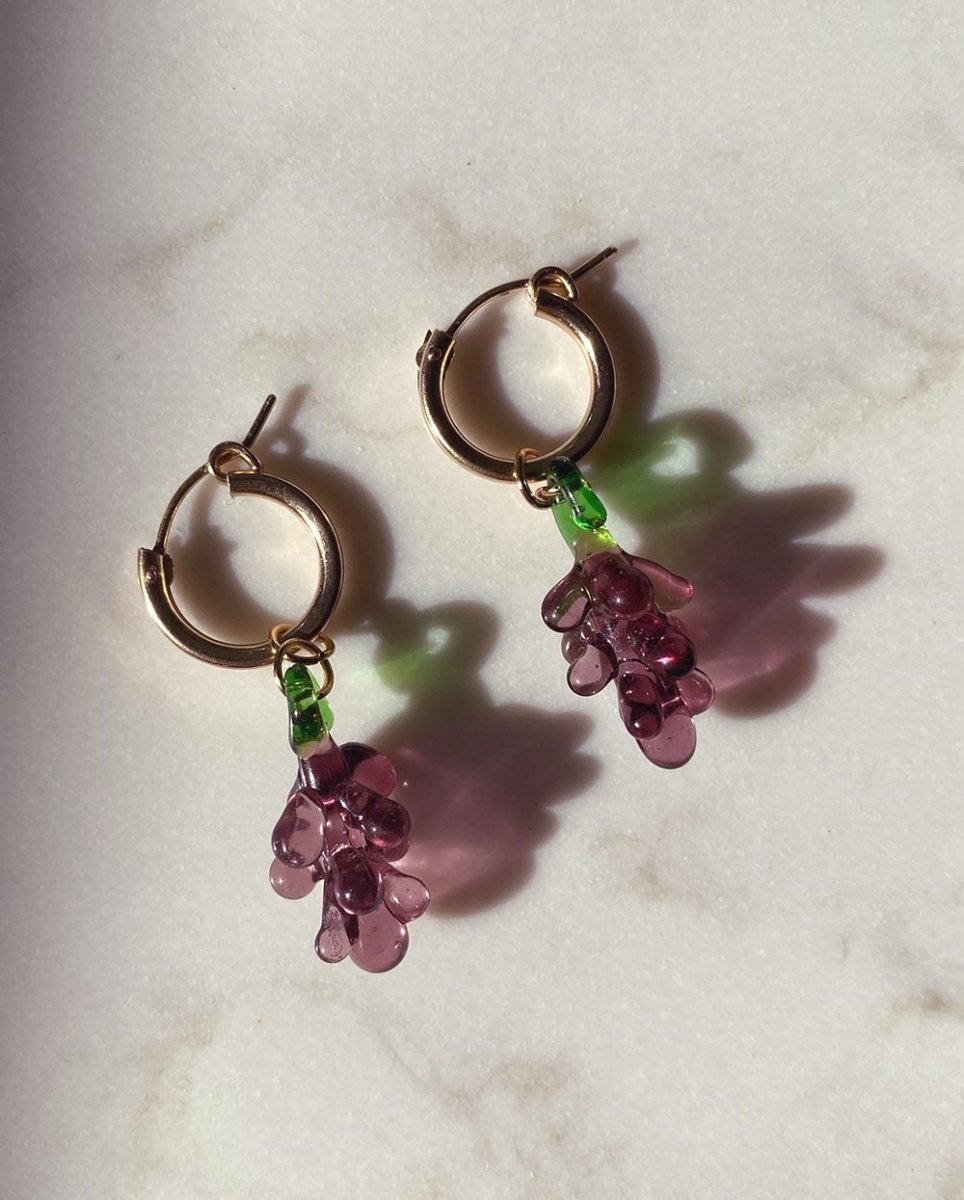 Juicy Grape Huggie EarringsEarrings14K Gold FilledAngela Wozniak Jewellery