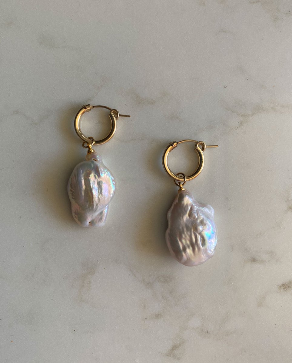 Kind Keshi Pearl Huggie EarringsEarrings14K Gold FilledAngela Wozniak Jewellery