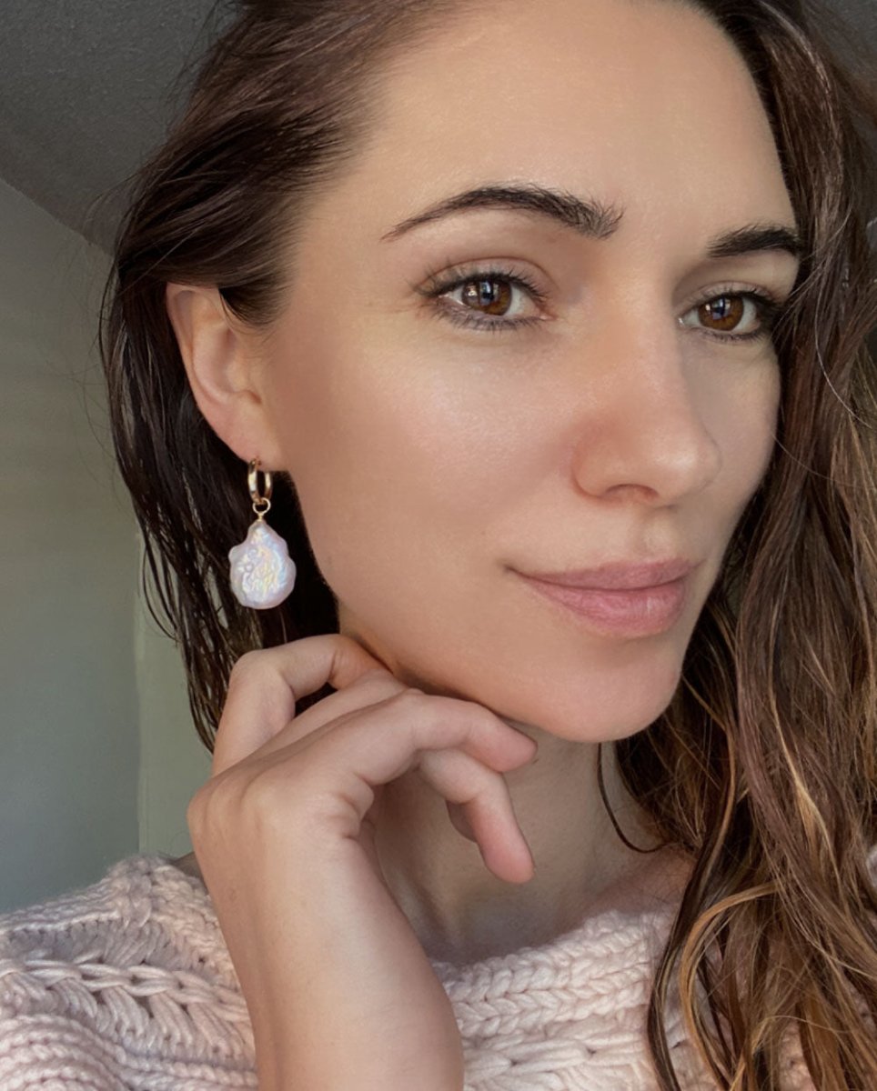 Kind Keshi Pearl Huggie EarringsEarrings14K Gold FilledAngela Wozniak Jewellery
