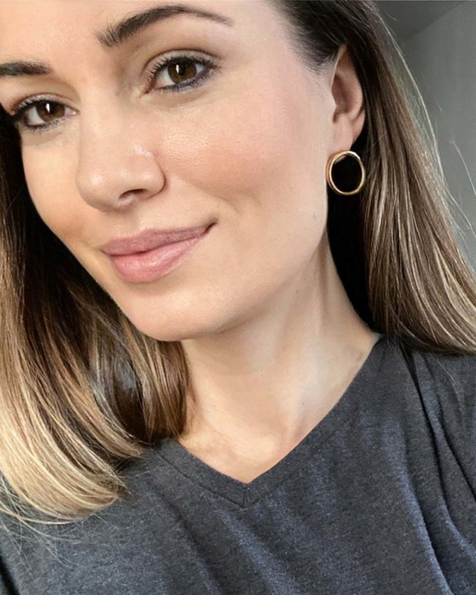 Lara Circle Stud Hoop EarringsEarrings14K Gold VermeilAngela Wozniak Jewellery