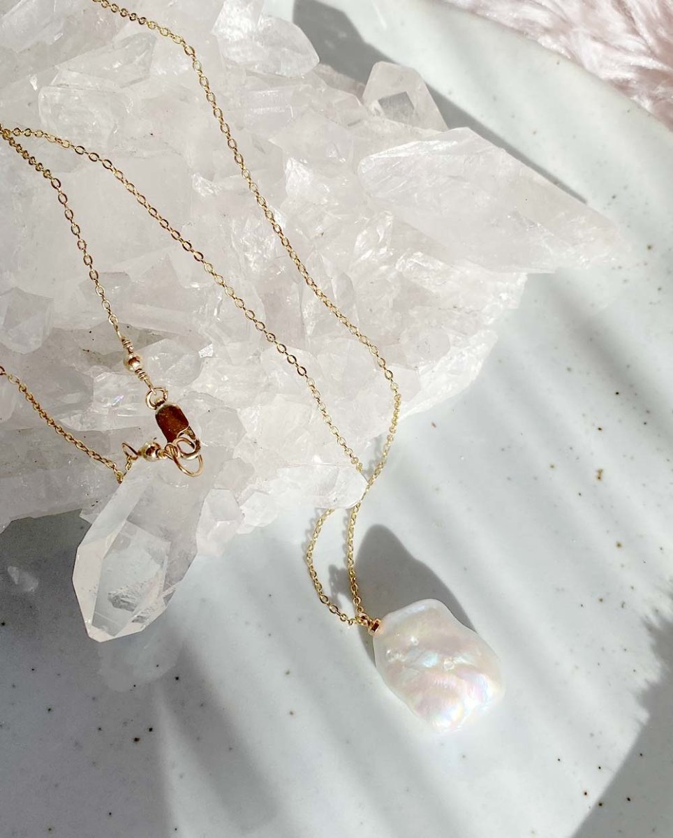 Mermaid Baroque Pearl NecklaceNecklaces14K Gold FilledAngela Wozniak Jewellery