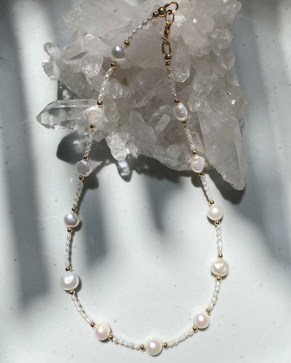 Ocean Treasure Pearl NecklaceNecklaces14K Gold FilledAngela Wozniak Jewellery