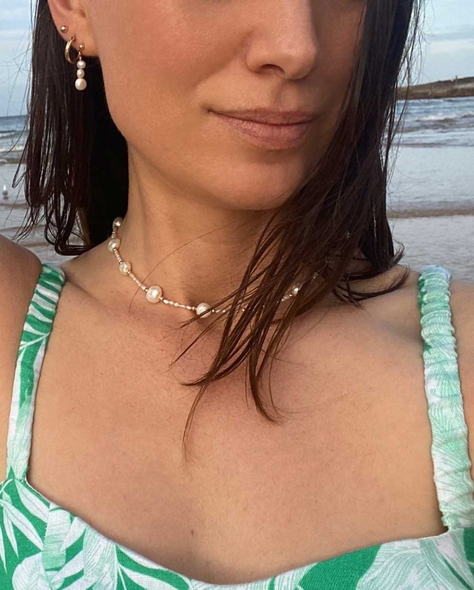 Ocean Treasure Pearl NecklaceNecklaces14K Gold FilledAngela Wozniak Jewellery