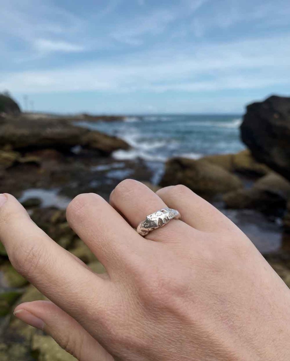 Organic Treasure RingRingsSterling SilverAngela Wozniak Jewellery