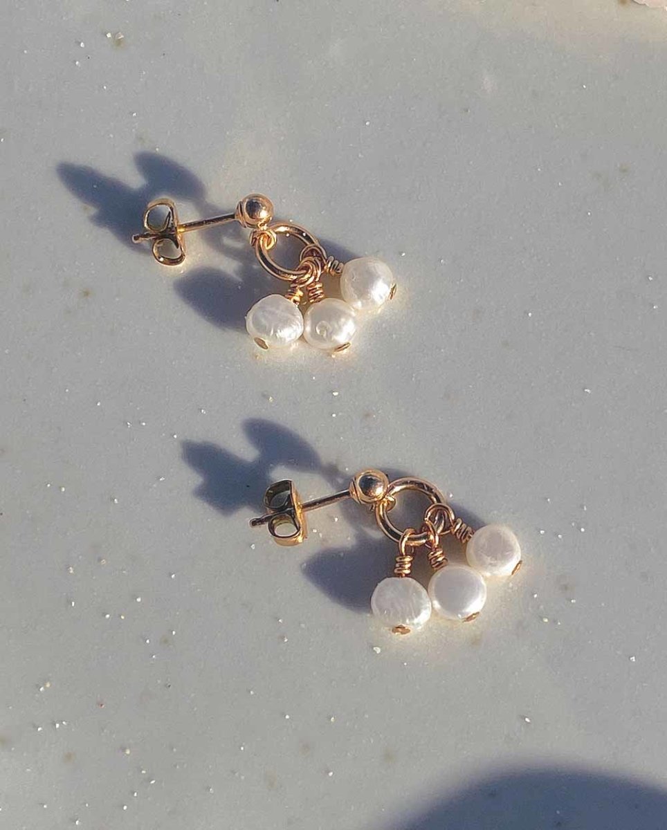 Pearl Clouds Drop EarringsEarrings14K Gold FilledAngela Wozniak Jewellery