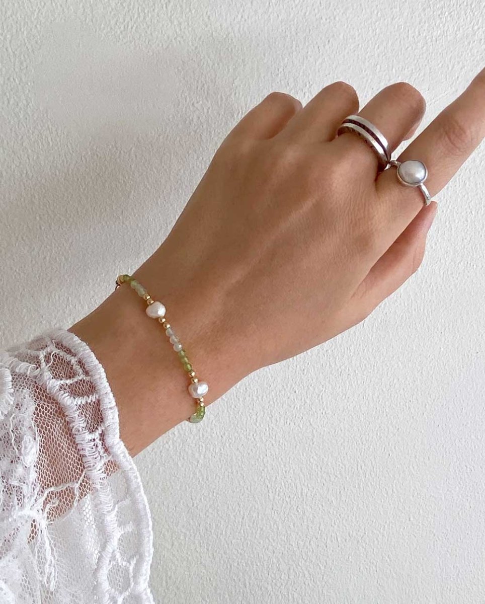 Peridot & Green Amethyst BraceletBracelets14K Gold FilledAngela Wozniak Jewellery