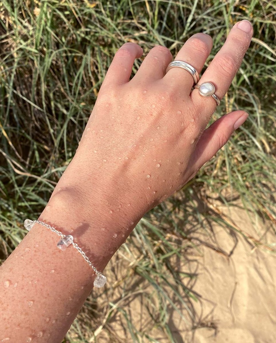 Quartz Amplification BraceletSterling SilverAngela Wozniak Jewellery