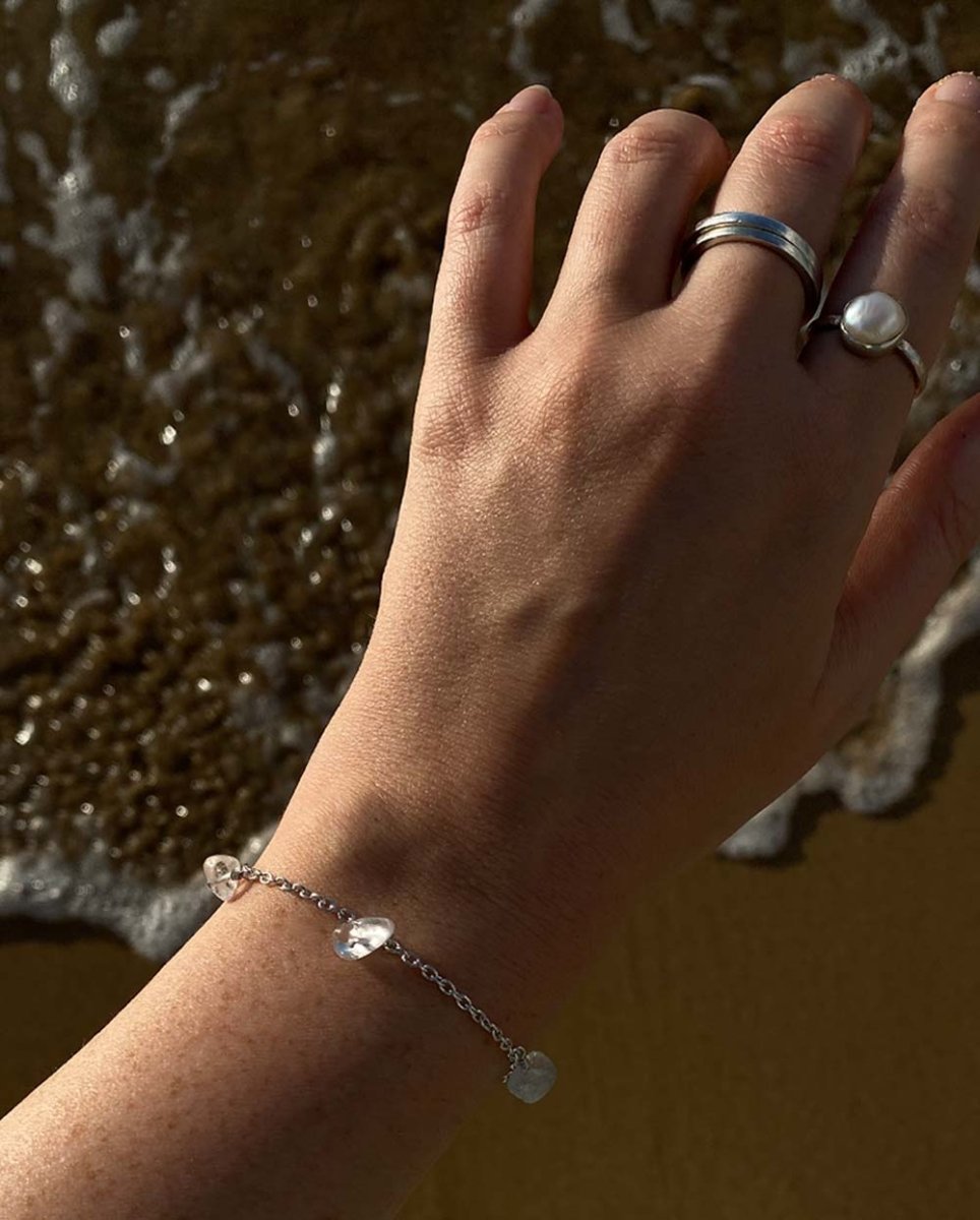 Quartz Amplification BraceletSterling SilverAngela Wozniak Jewellery