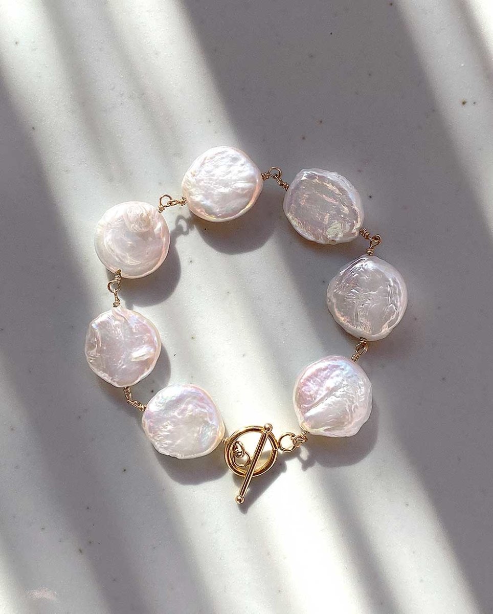 Radiance Keshi Pearl BraceletBracelets14K Gold FilledAngela Wozniak Jewellery