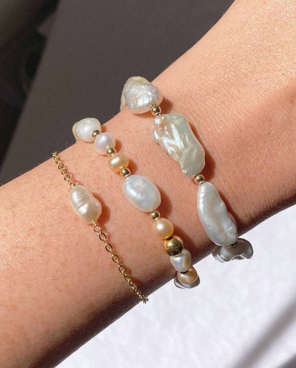 Rhea Goddess Pearl Braceletbracelets14K Gold FilledAngela Wozniak Jewellery