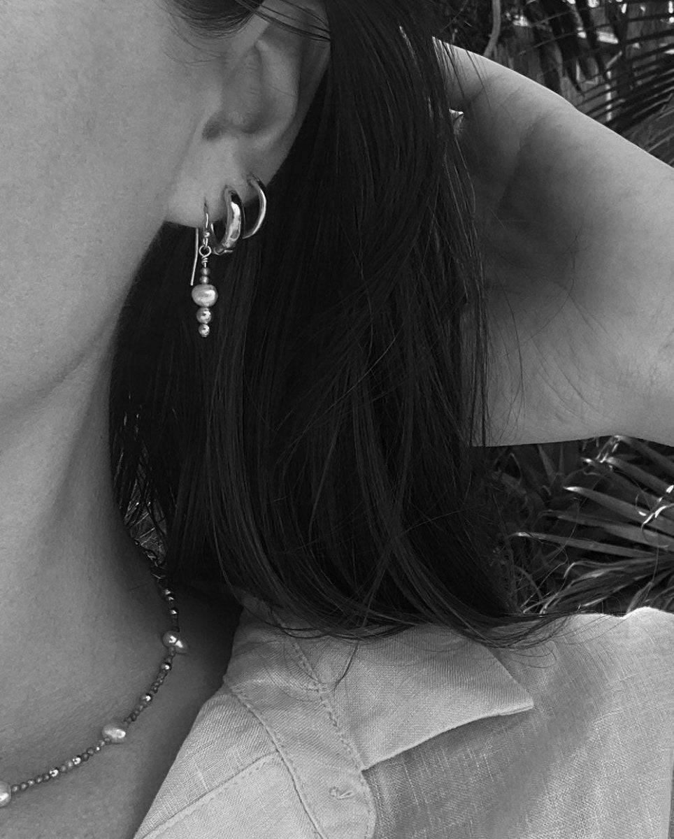 Rhea Pearl & Amethyst Mini EarringsEarrings14K Gold FilledAngela Wozniak Jewellery
