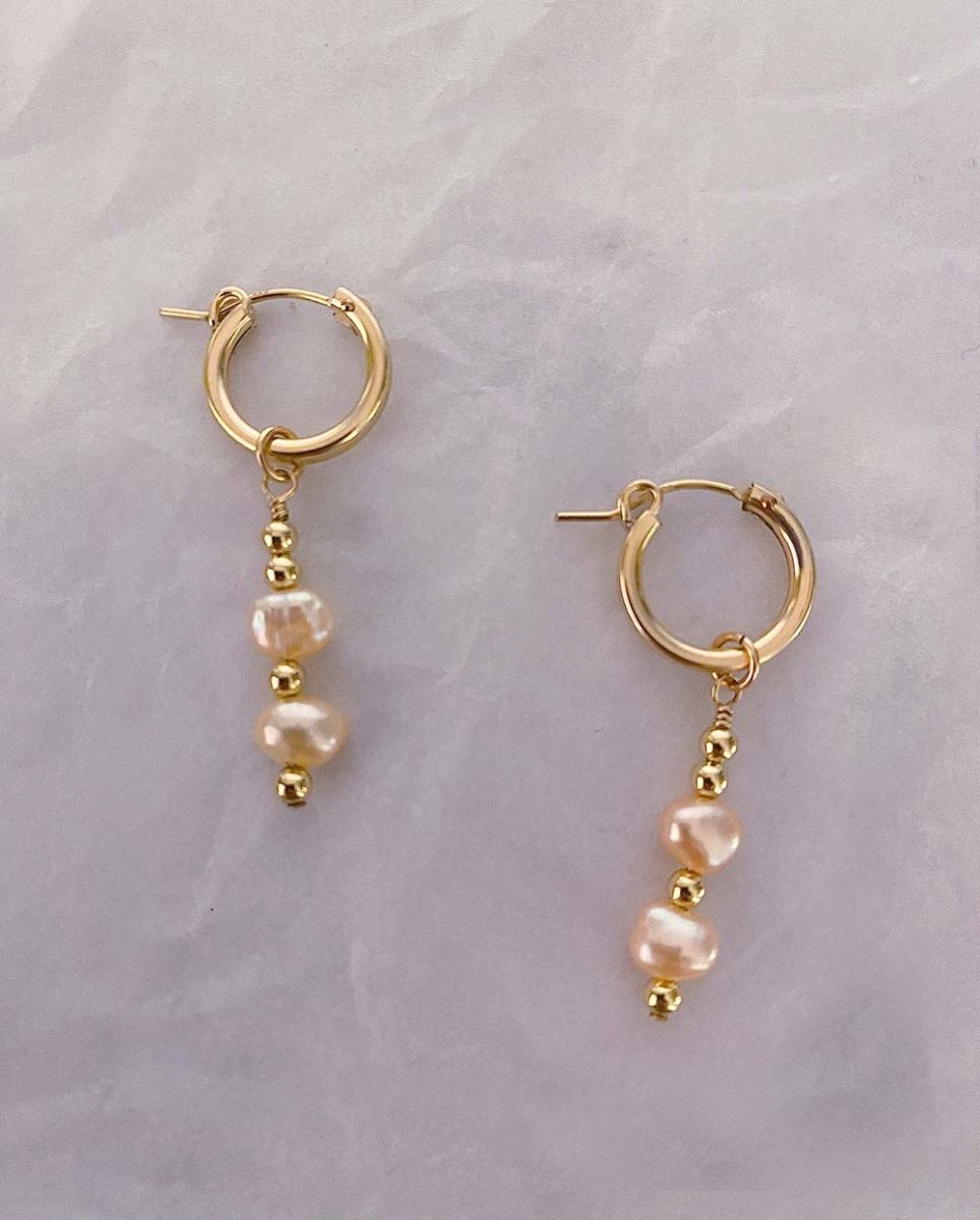 Rhea Pearl Sunset EarringsEarrings14K Gold FilledAngela Wozniak Jewellery