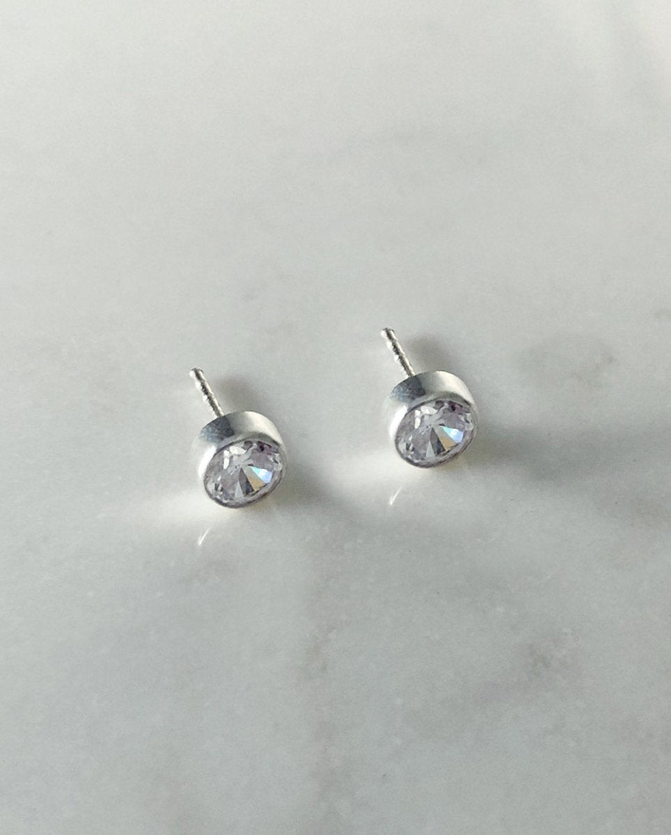 Ruby Gemstone Studs, Various GemstonesEarringsSterling SilverAngela Wozniak Jewellery