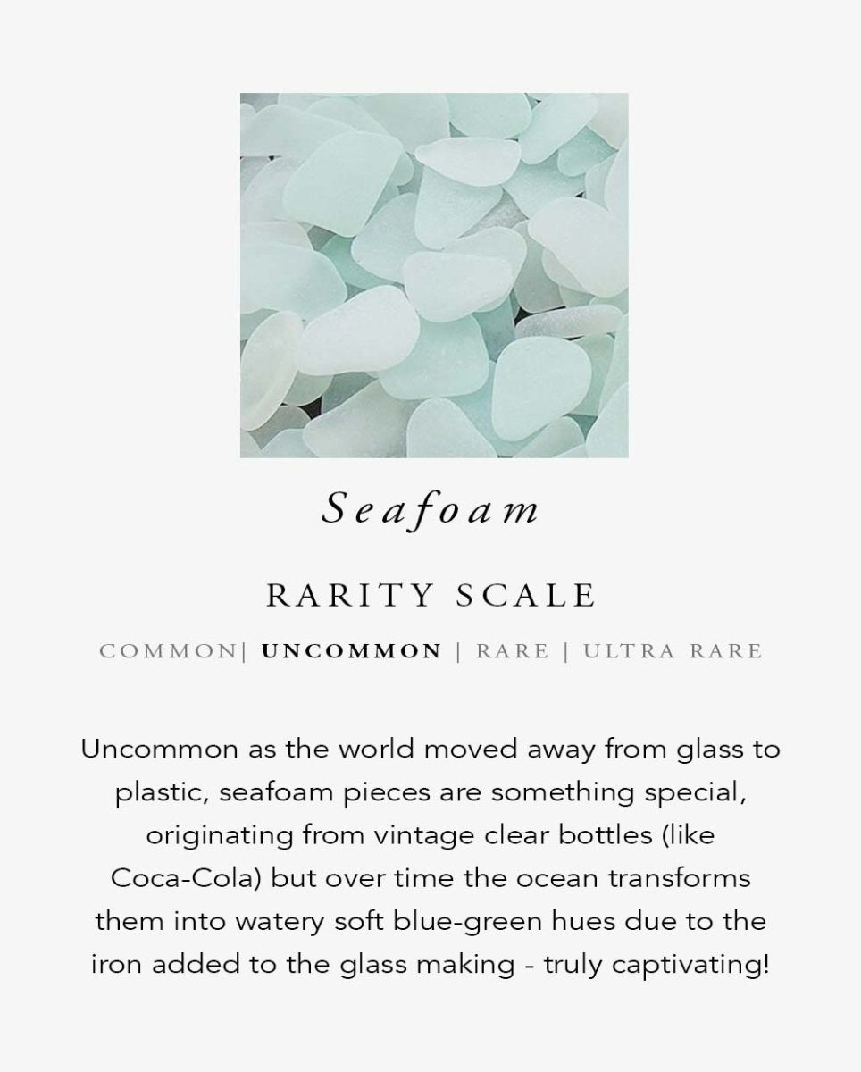 Seafoam Seaglass Ring / Uncommon Colour / #601RingsSize 14.5Angela Wozniak Jewellery