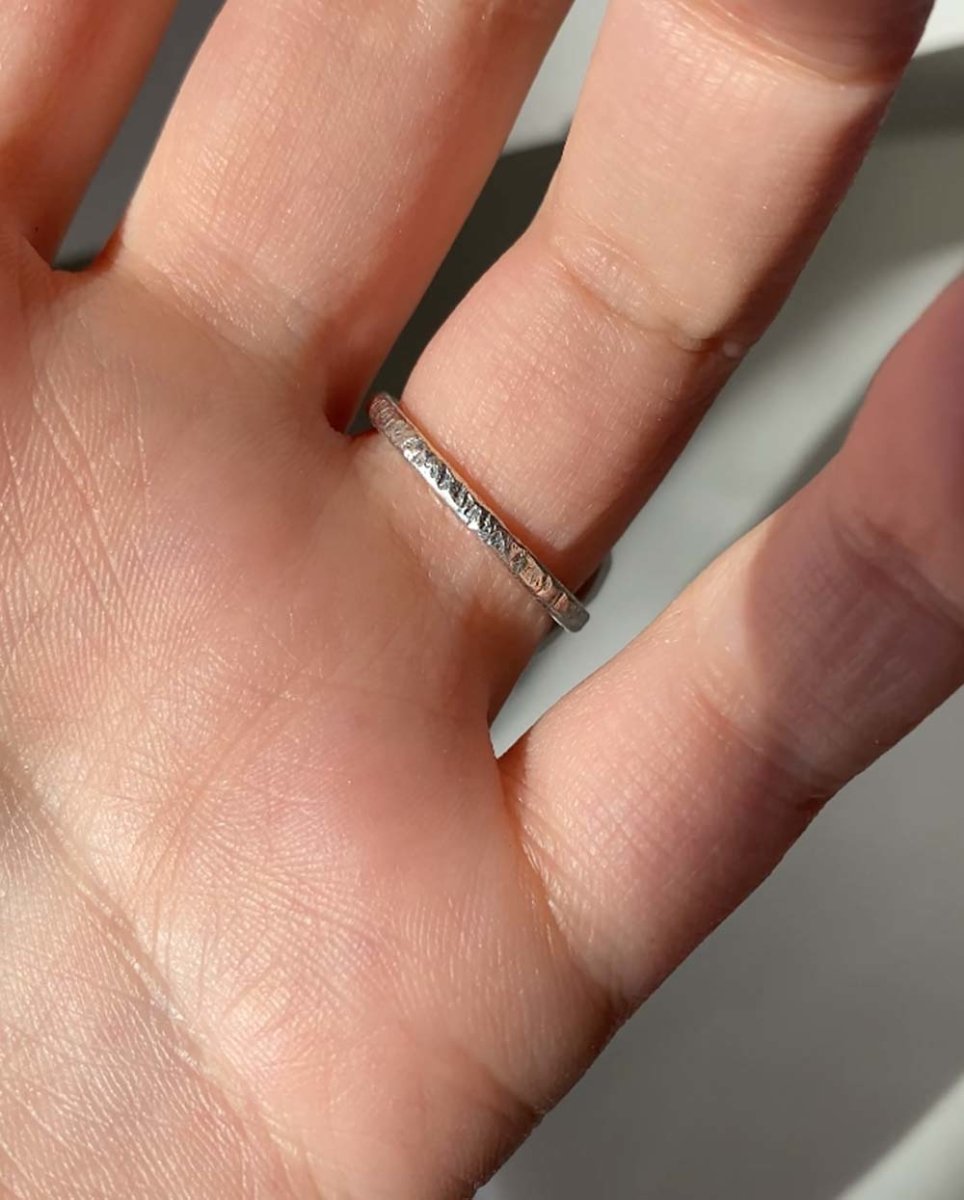 Seafoam Seaglass Ring / Uncommon Colour / #605RingsSize 7Angela Wozniak Jewellery