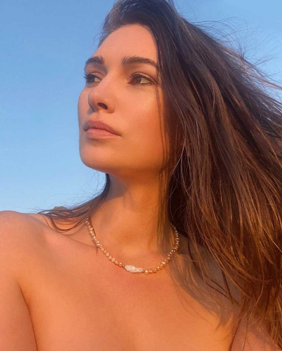 Sunset Biwa Pearl NecklaceNecklaces14K Gold FilledAngela Wozniak Jewellery