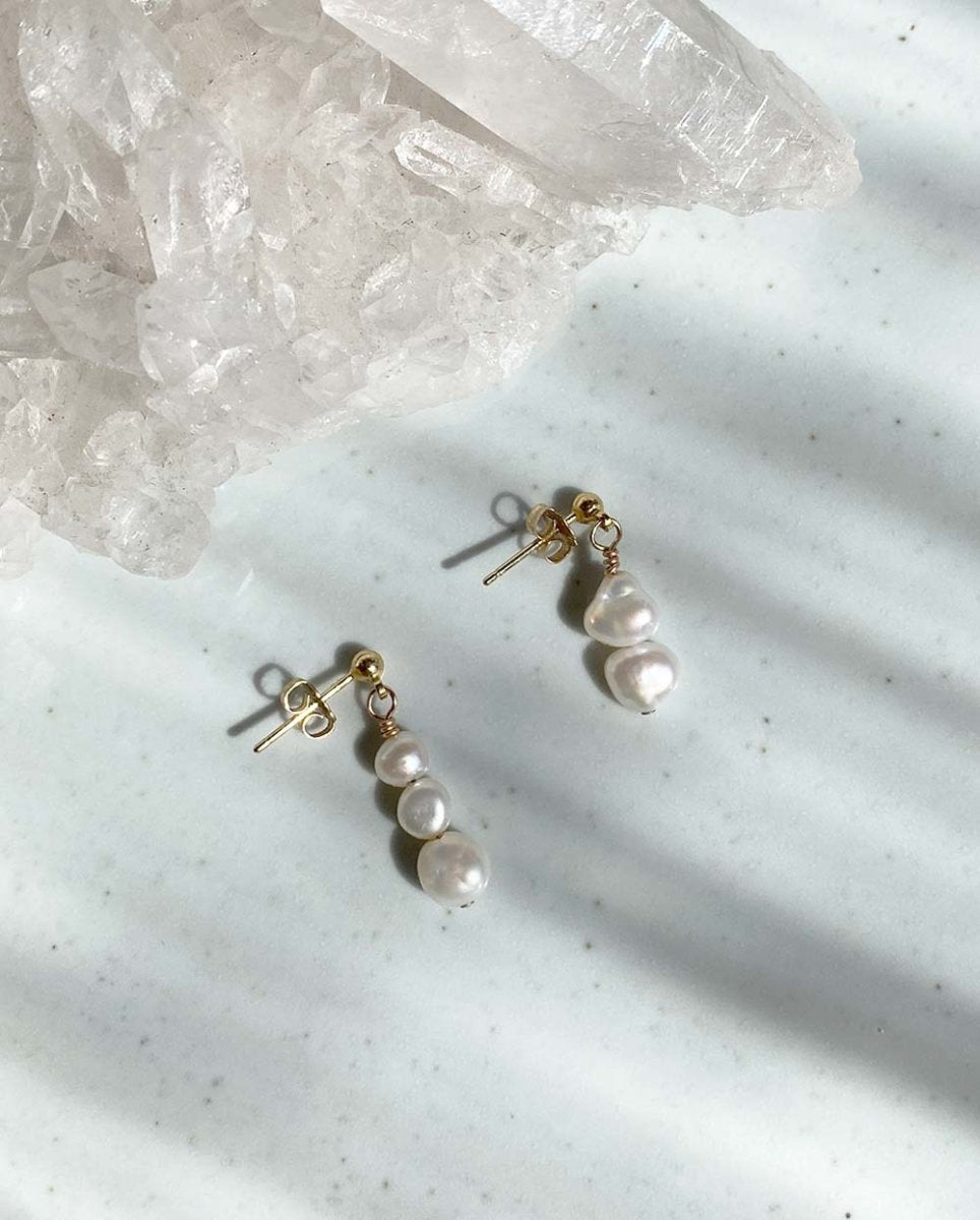 Wabi Sabi Pearl Studs14K Gold FilledAngela Wozniak Jewellery