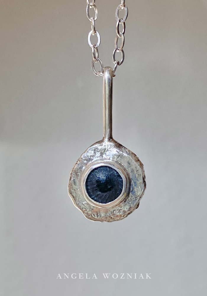 Customer Story: Sea Glass Dolls Eye Pendant Necklace - Angela Wozniak Jewellery