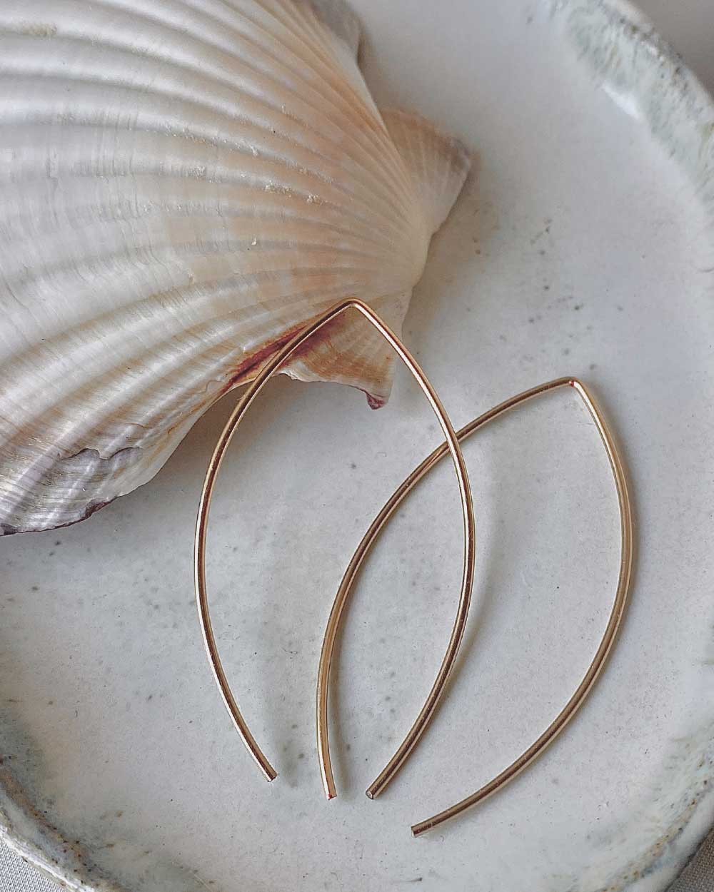 Arc Angel Threader Earrings