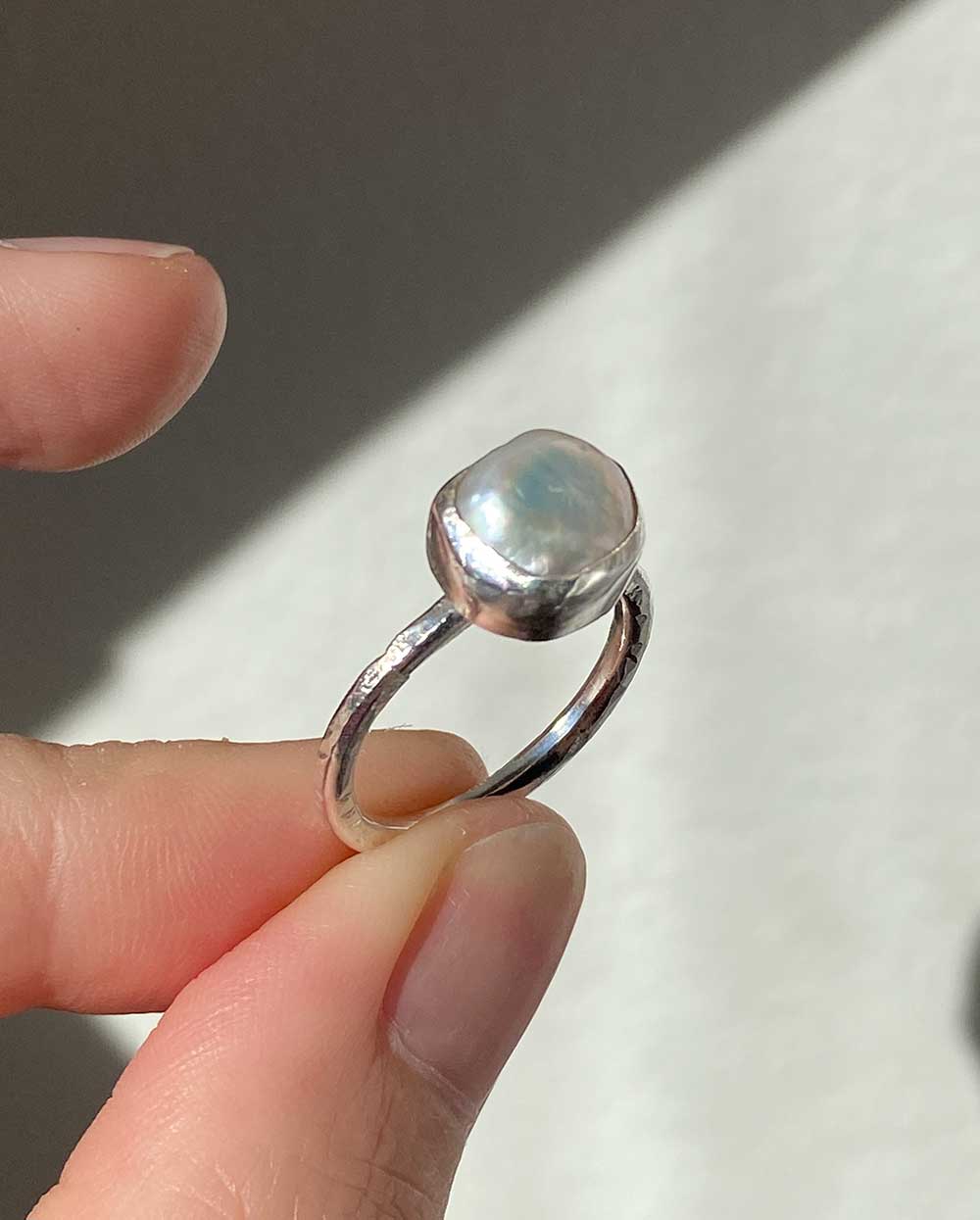 Purity Baroque Pearl Ring