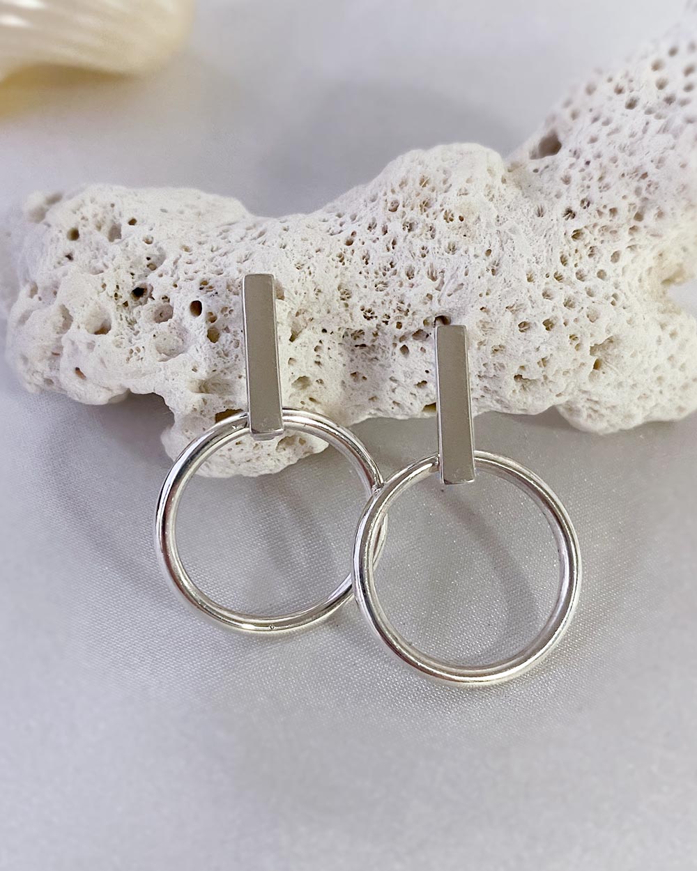 Small Vacation Hoop Earrings