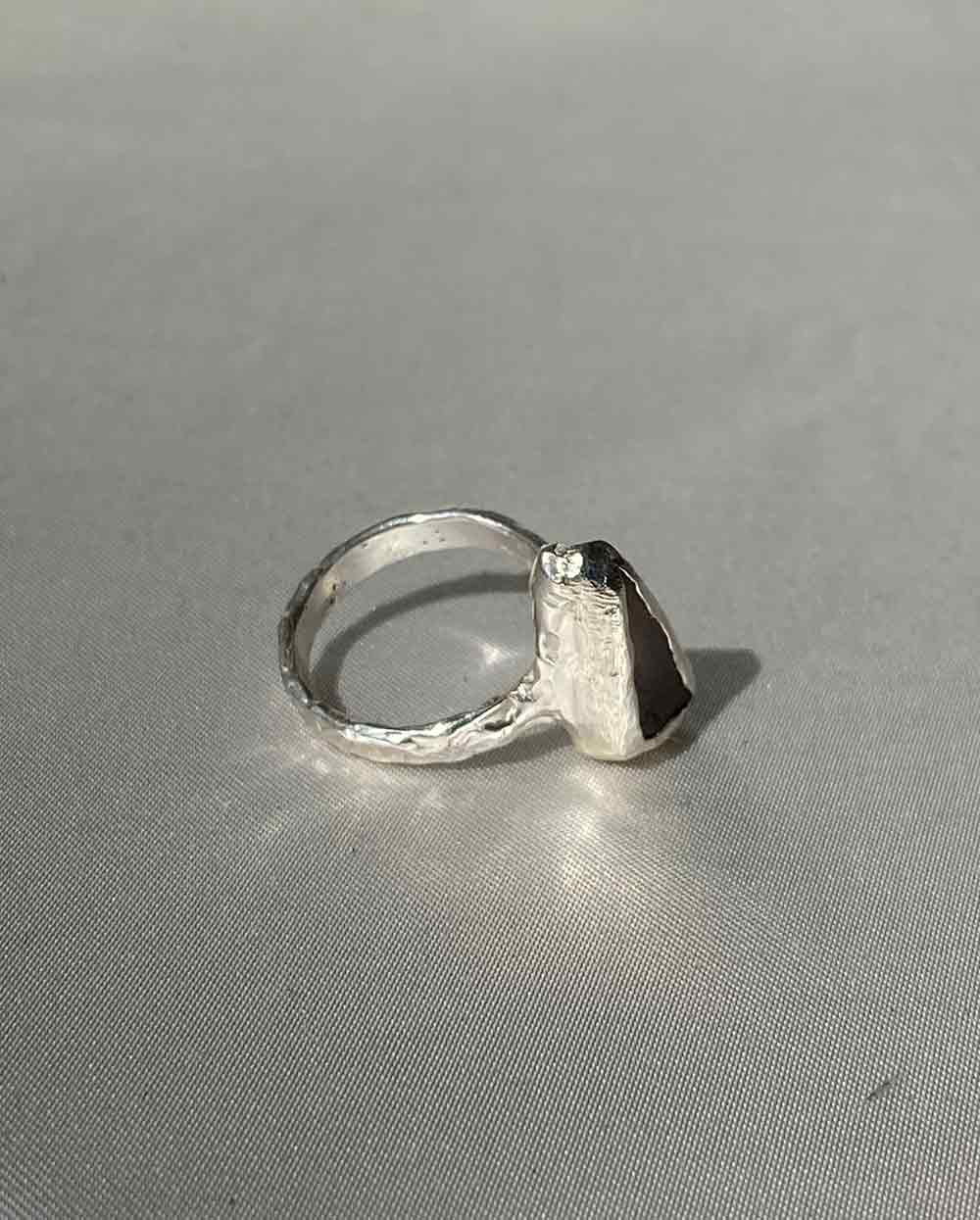Lavender Sea GlassRing - Size 6