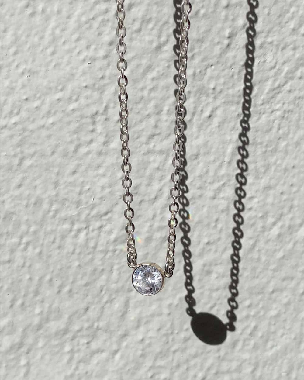 Purity Tiny Crystal Necklace