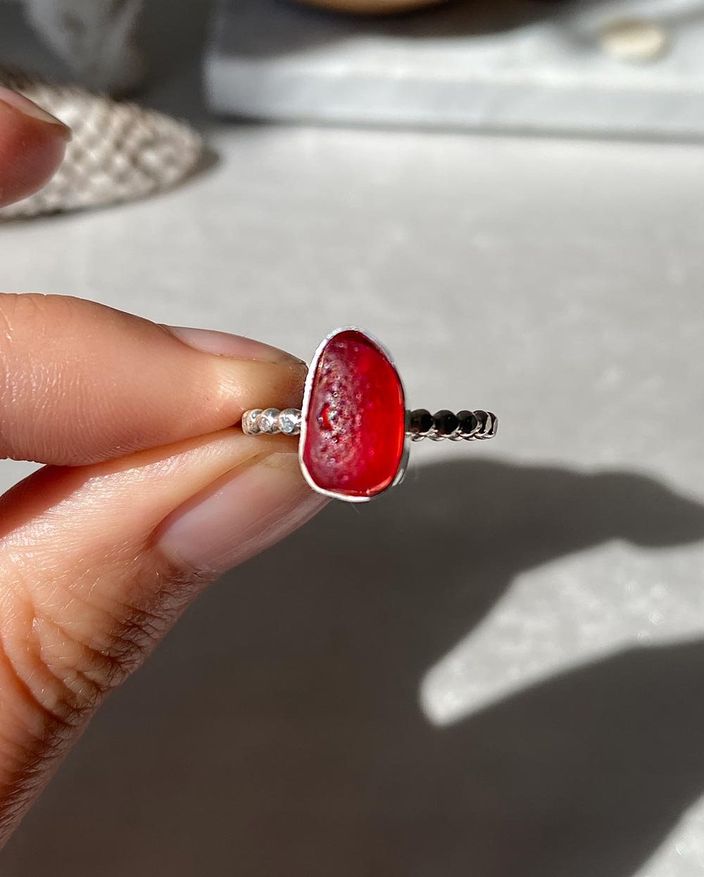 Ruby Pomegranate - Size 7 1/2