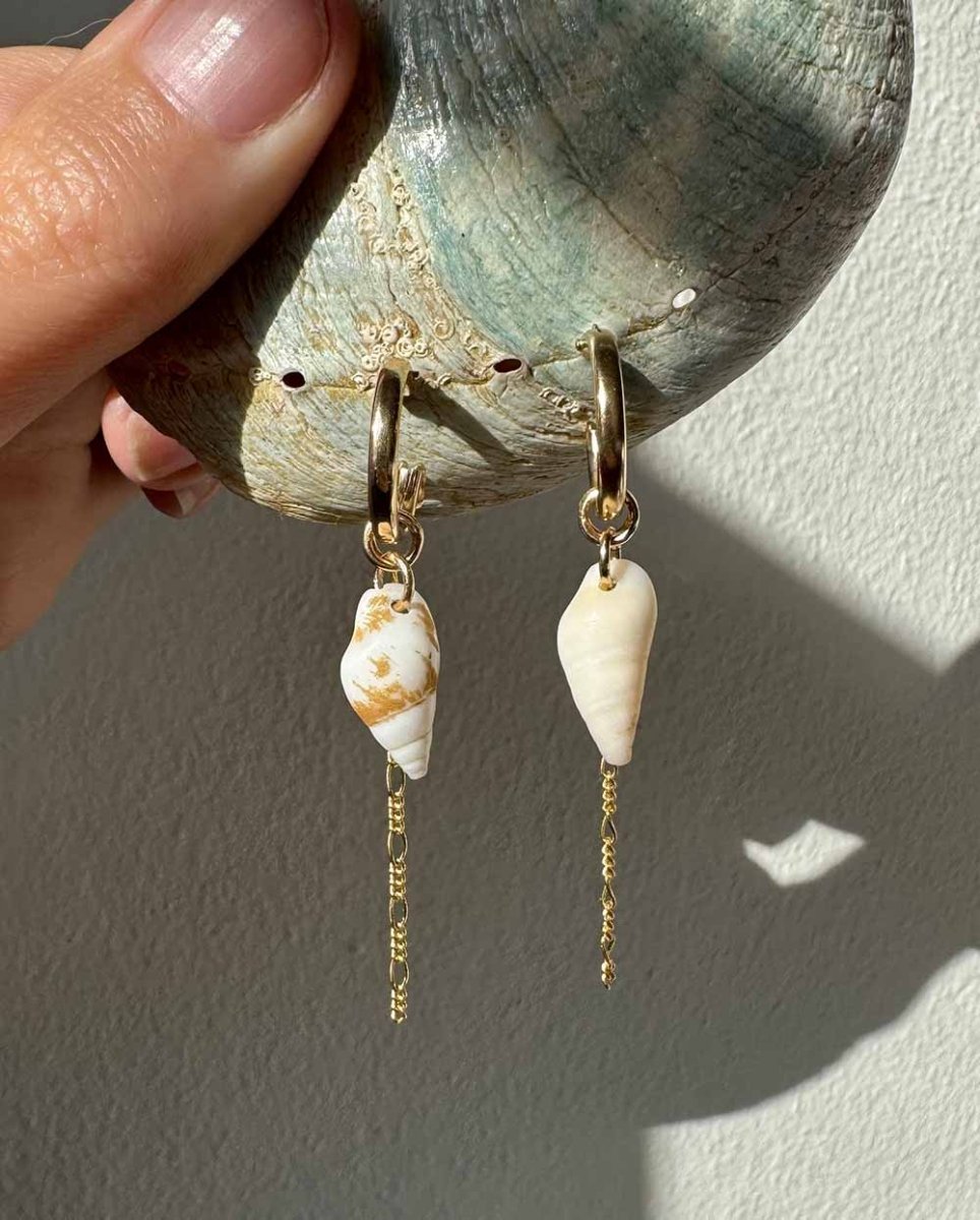 Cascade Cone Seashell EarringsEarringsReady - To - ShipAngela Wozniak Jewellery