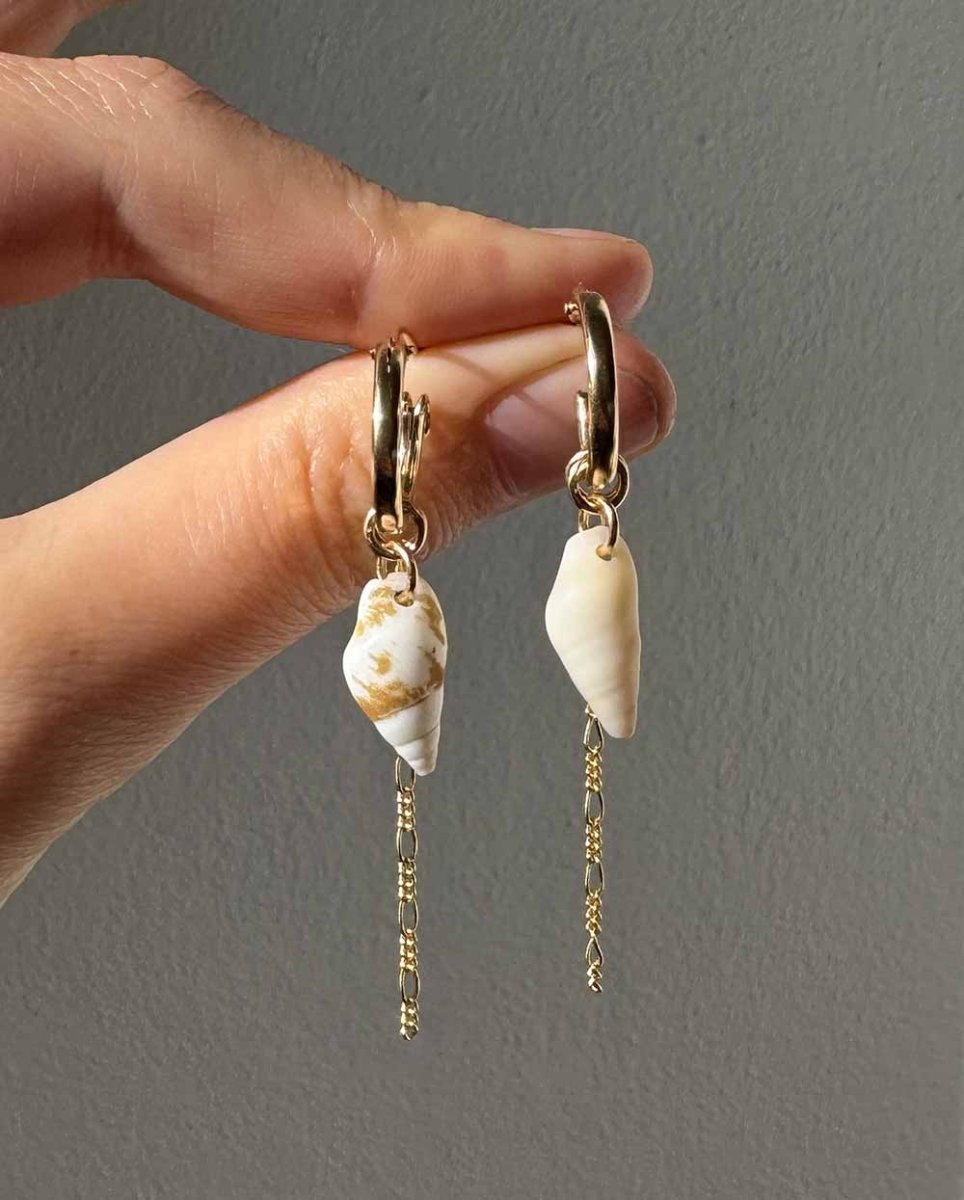 Cascade Cone Seashell EarringsEarringsReady - To - ShipAngela Wozniak Jewellery