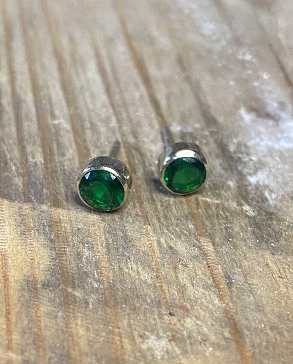 Champagne Citrine StudsStud EarringsSterling SilverAngela Wozniak Jewellery