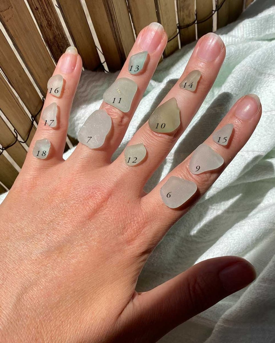 Choose Your Own Sea Glass Ring or Pendant / Batch 4RingsMade - To - OrderAngela Wozniak Jewellery