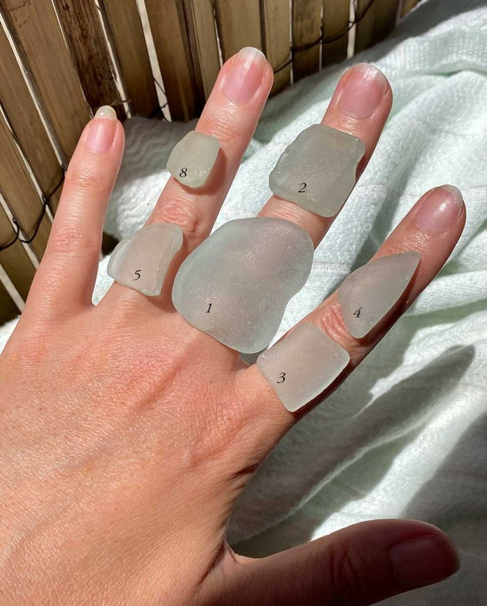 Choose Your Own Sea Glass Ring or Pendant / Batch 4RingsMade - To - OrderAngela Wozniak Jewellery