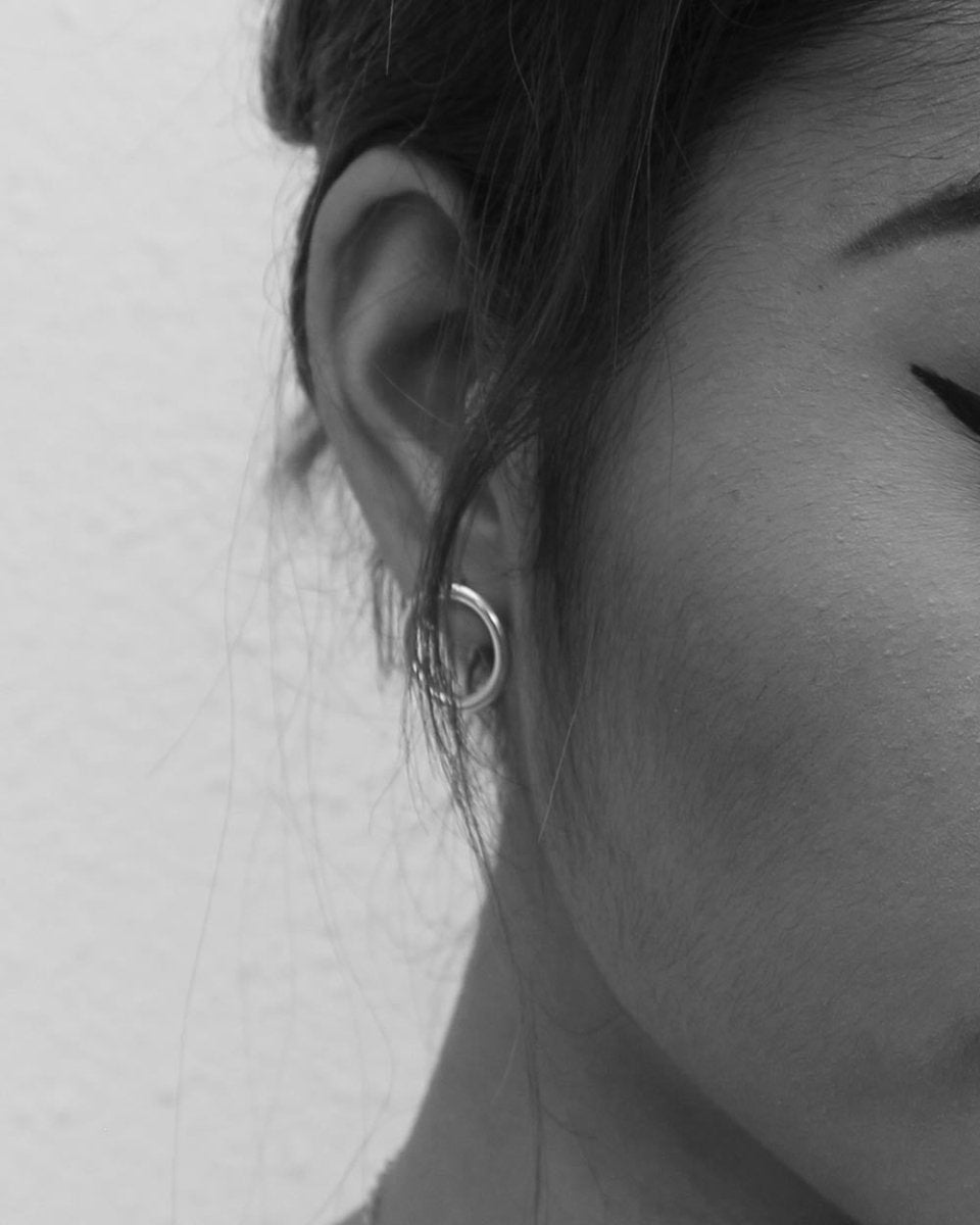 Classic Circle Stud EarringsEarringsSterling SilverAngela Wozniak Jewellery