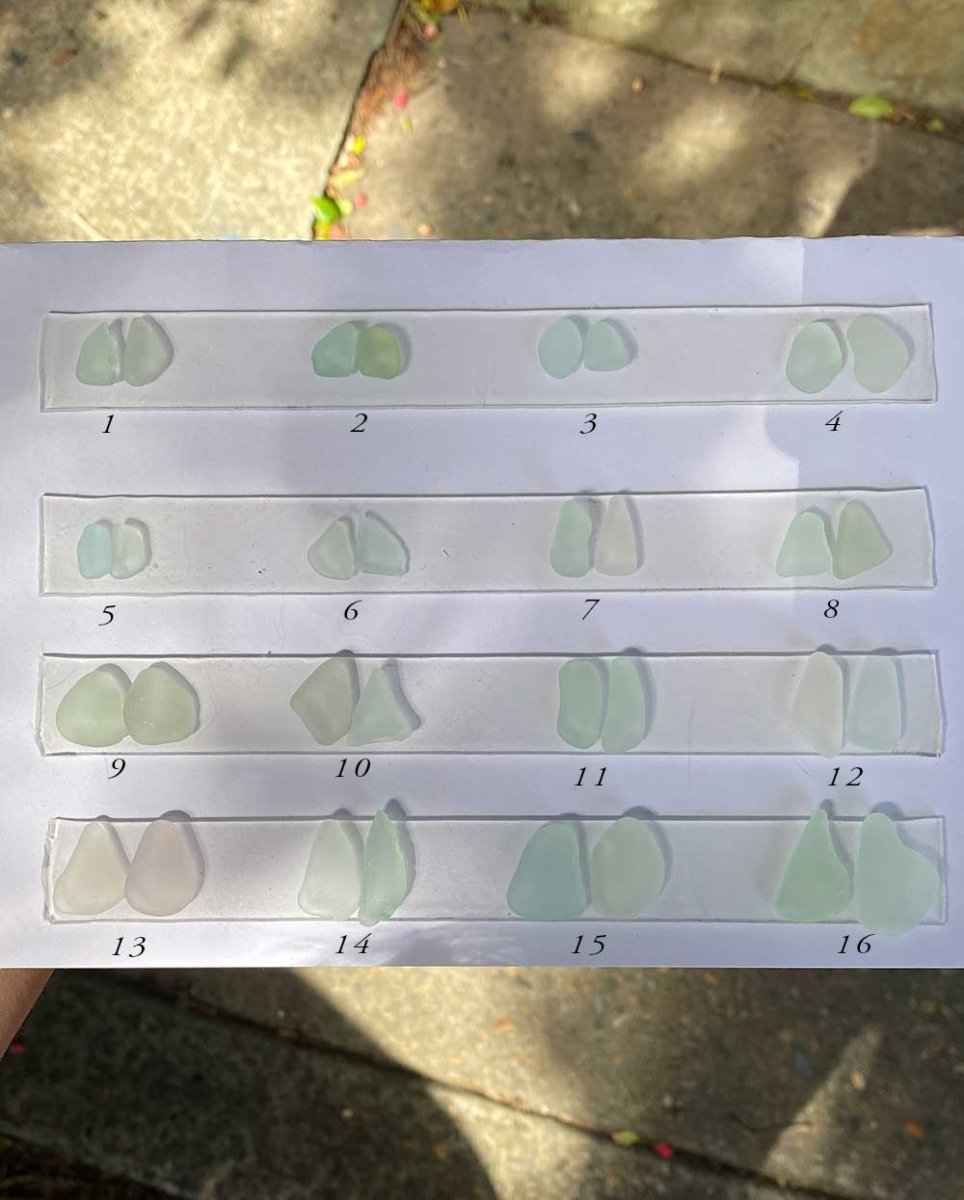 Coastal Breeze Seafoam Sea Glass Dangle EarringsEarringsMade - To - OrderAngela Wozniak Jewellery