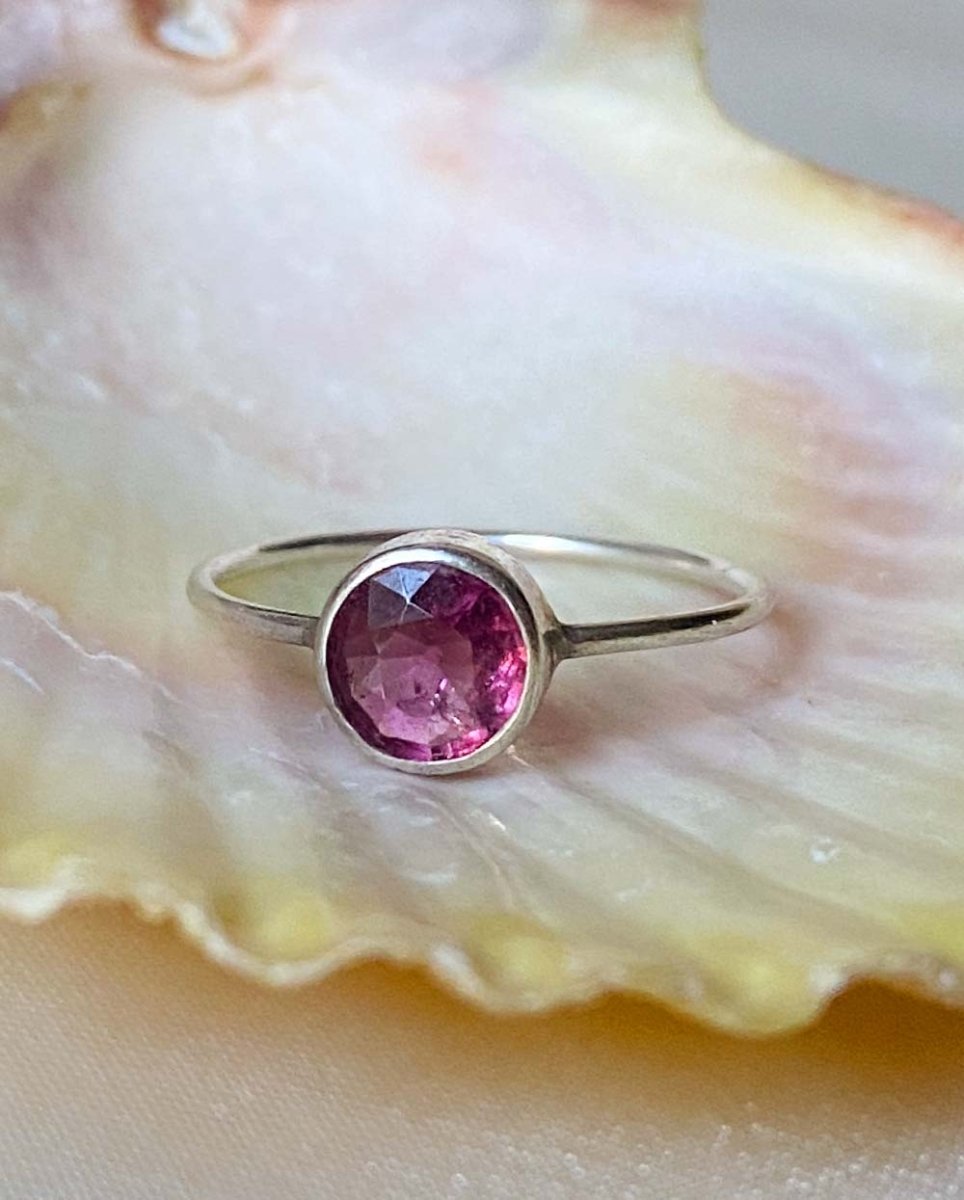 Pink Tourmaline Ring - Size 7Gemstone RingReady - To - ShipAngela Wozniak Jewellery