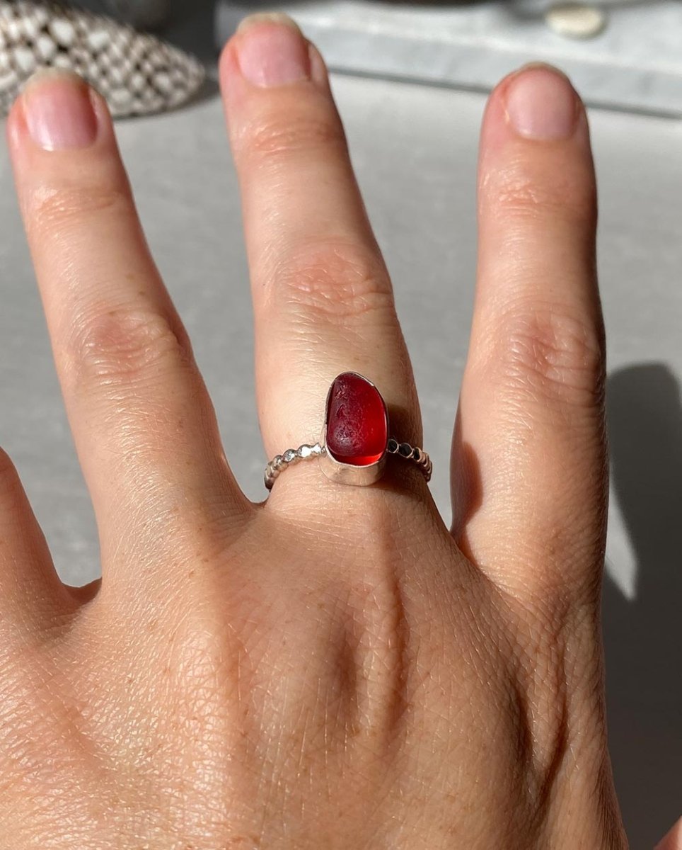 Ruby Pomegranate - Size 7 1/2Ready - To - ShipAngela Wozniak Jewellery