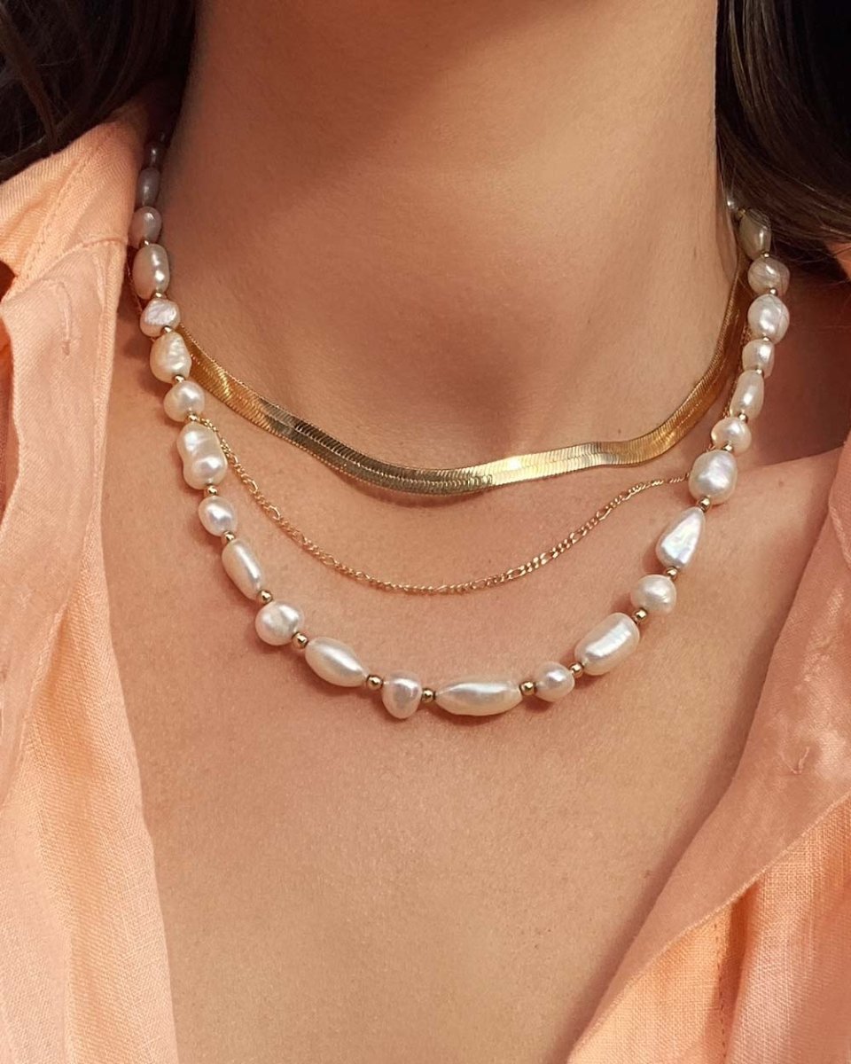 Snake Chain NecklaceNecklacesGold Plated Stainless SteelAngela Wozniak Jewellery