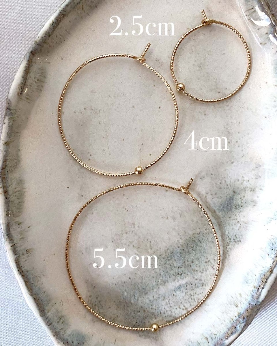 Sparkle Hoop EarringsEarrings14K Gold FilledAngela Wozniak Jewellery